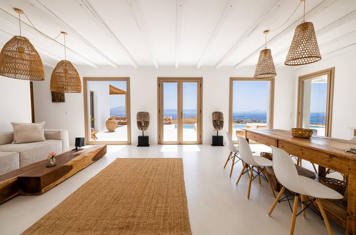 Villa Fegari – Sea view – Golden Beach, Paros gallery image 5
