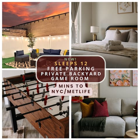 NEW! Spacious-FREE Parking Game&Yard | NYC MetLife