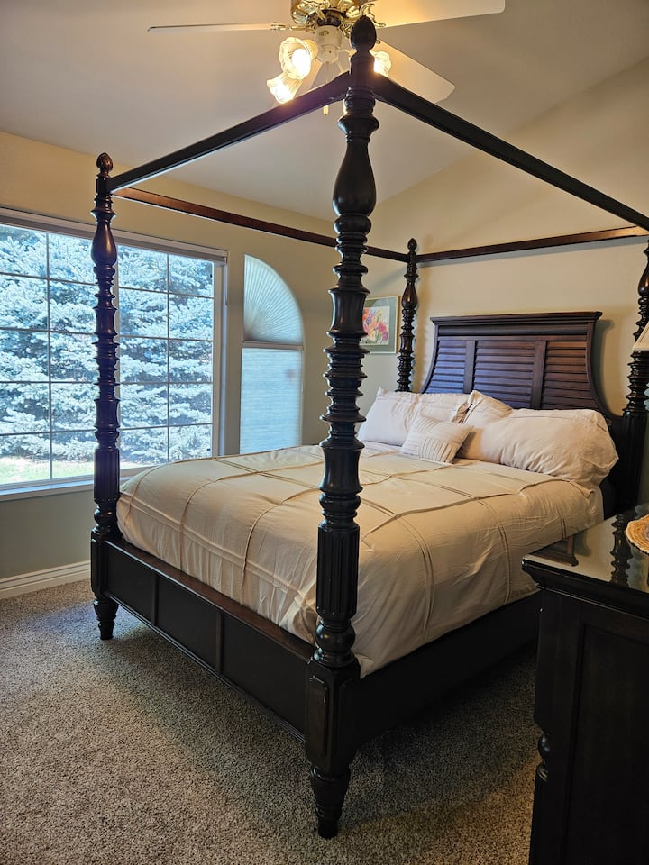 Dormitorio 3 con TV inteligente.