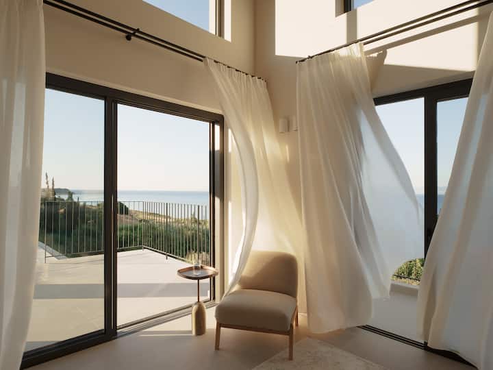 Sundara, Exclusive Seaview Estate With Grand Pool - Kateleios