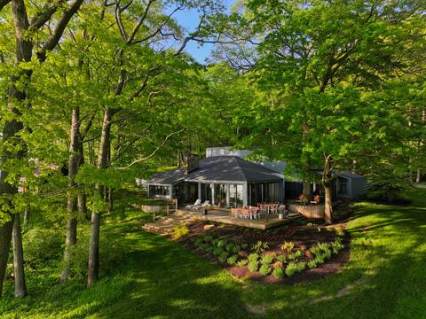 ALL Season Lake MI Home w/ Private Beachfront
