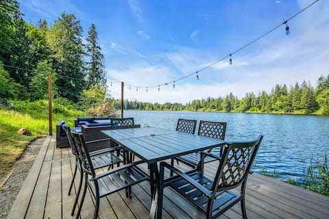 Exclusive Lakefront For 10 with Sauna, Kayaks