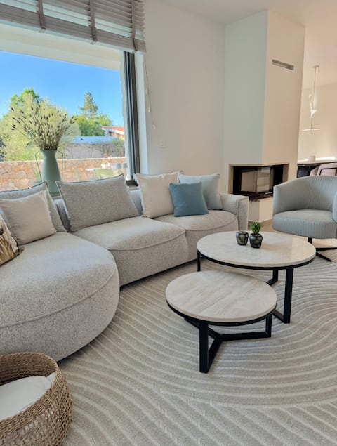 Popular Airbnb listing: New house on Krk/ Croatia with sea view in Općina Malinska Dubašnica