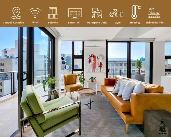 New! Luxury Penthouse Loft with 360 City Views