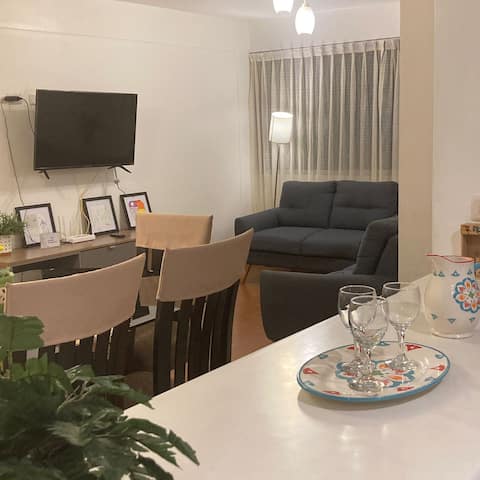 Furnished, comfortable and accessible apartment