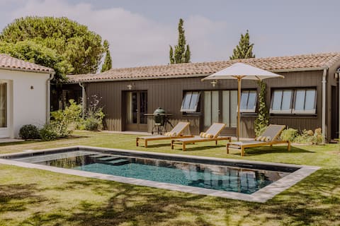 Villa Rhétaise • Heated Pool • 5 Bedrooms • Loix