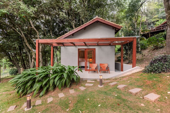 Pogled na ulaz u planinsku kuću