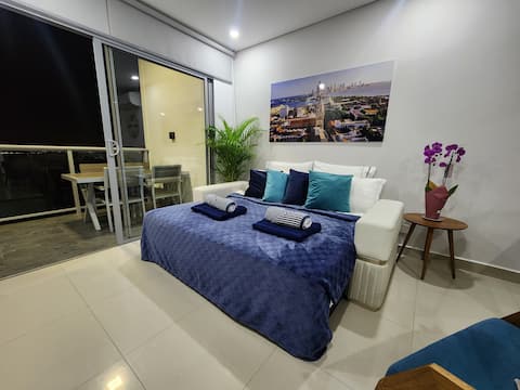 Top Airbnb: Bocagrande bay view +gym+jacuzzi in Bocagrande