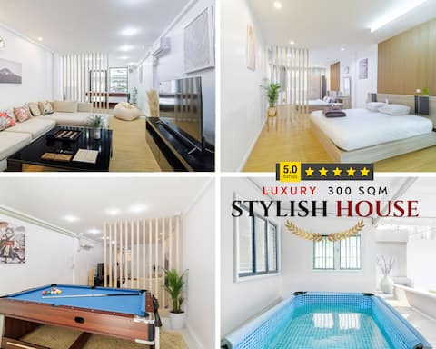 4BR House w/ Pool & Pool Table | Prime Sukhumvit