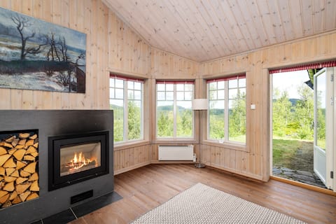 Successful Airbnb property: Villa Viker. Undisturbed panoramic views in hiking paradise in Ringerike