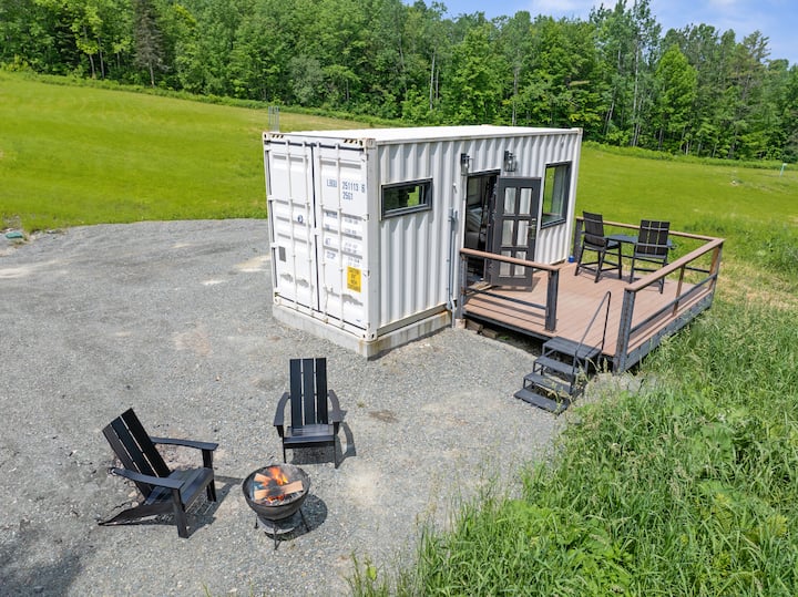 Studio Container Home w/ Mtn Views, Firepit & Deck - Shipping ...