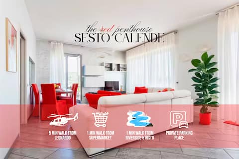 the red penthouse - terrace 2 bedroom private park