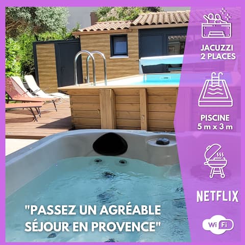 Zen Cocoon • Jacuzzi & Pool