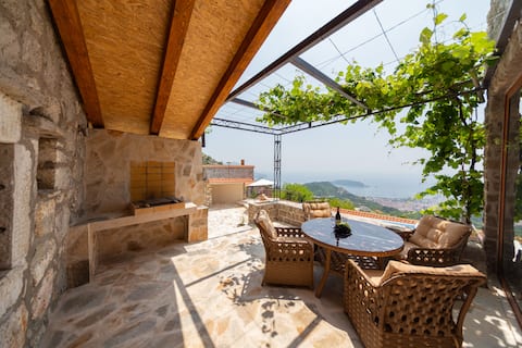 Top performing Airbnb: Majestic Sea View Villa Jana w/ Private Pool in Maine