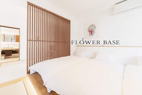 Flower Base Himawari 4B / 6 minutes walk to Tenjin Station! /Maximum 8 people/2 bathrooms/2 toilets
