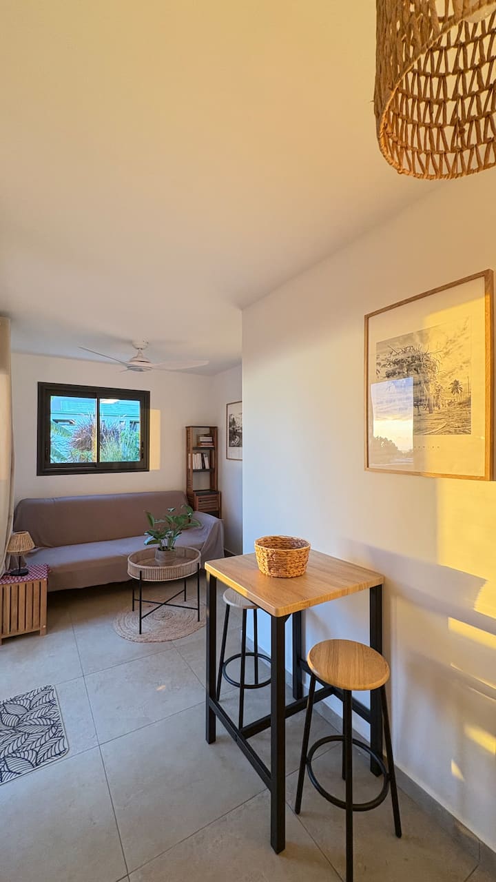 Charmant Logement Vue Mer, Piscine Partagée - Saint-Pierre