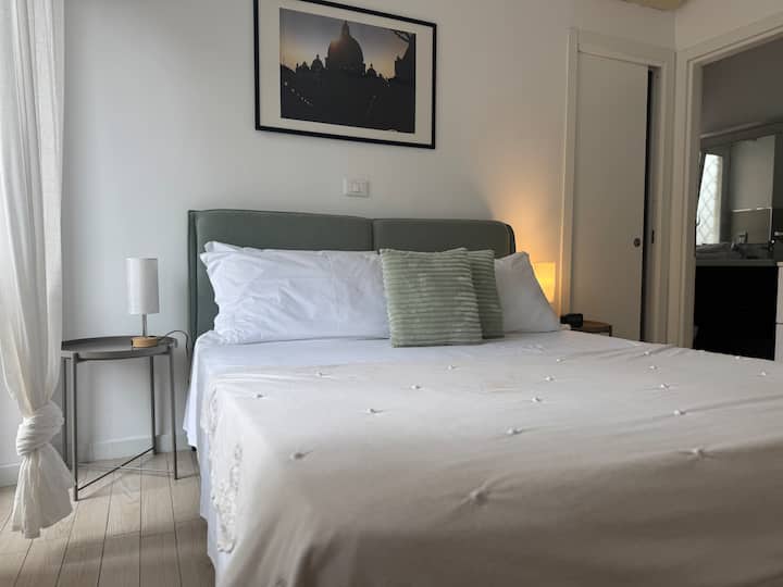 Master bedroom with double bed, en-suite bathroom and dressing room.
