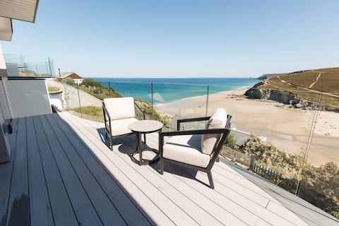 Stunning NEW Beach Front Home Panoramic Sea Views