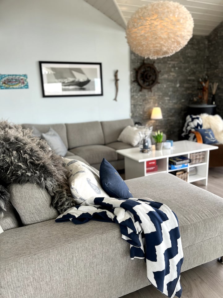 Fosen Gem With Panoramic View, Fireplace & Hot Tub - ノルウェー
