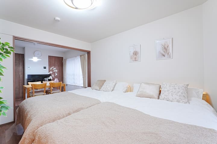 Near Shinjuku/62㎡/3bed/1sofa/Max8ppl/Free Wi-Fi/