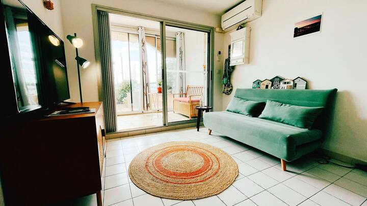 T2 Cosy Vue Sur Le Port De Plaisance - Frontignan