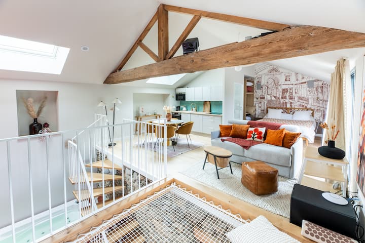 Loft D'architecte Spa – Ciné – Filet D'habitation - Clisson