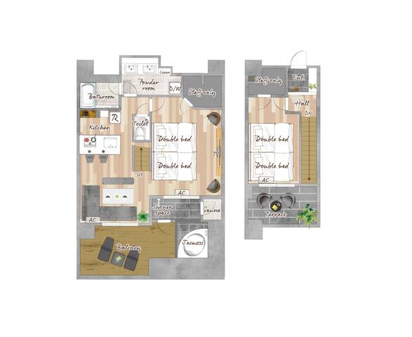 86㎡ / Sauna & Jacuzzi / Azabu-Juban / Luxury Stay gallery image 5