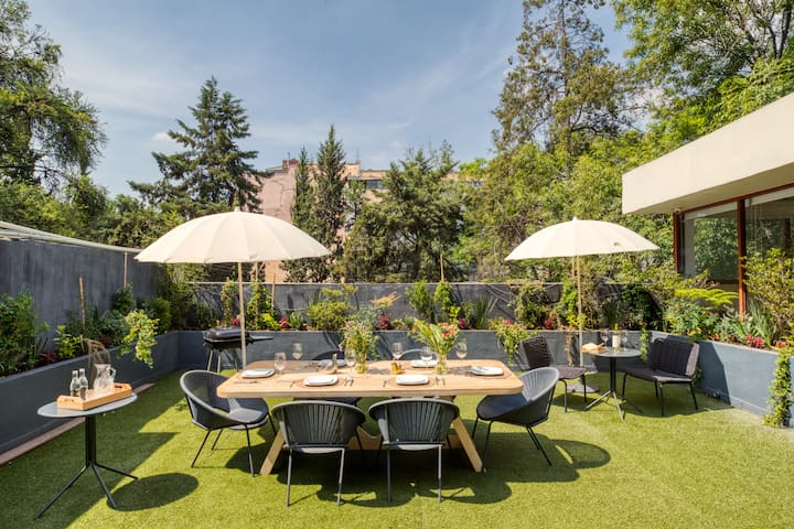 6 BR Polanco for groups w/Terrace– Walk to Masaryk