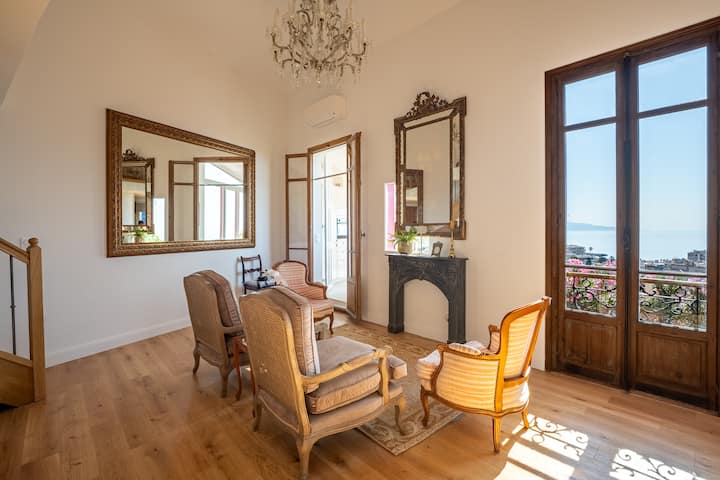 Belle ÉPoque Villa With Sea View - Menton