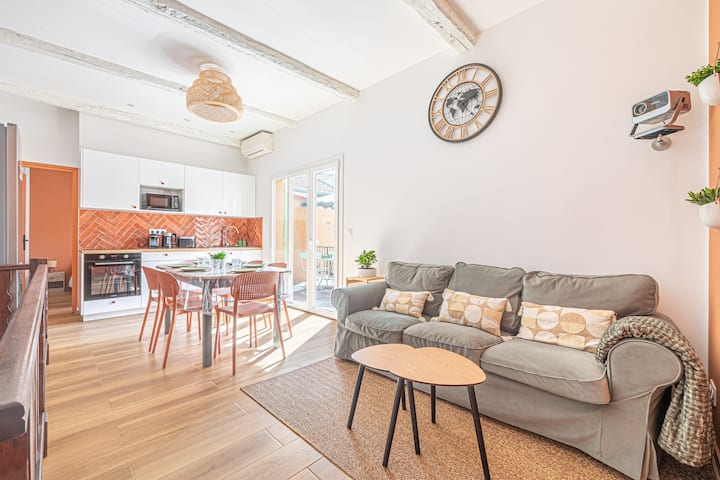 Maison 6/7p, Terrasses, Proche Plages, Nice Centre - Nice