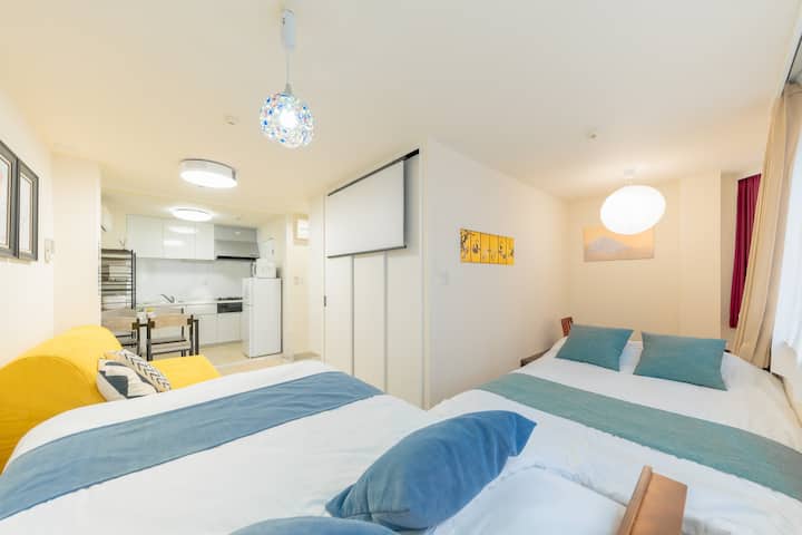 7 Min To Shinjuku / 3 Beds / Tatami / Projector - Shibuya