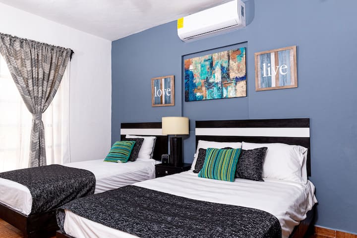 Family Suite In Aparhotel W/pool, 2 Rooms & 3 Beds - Cancún