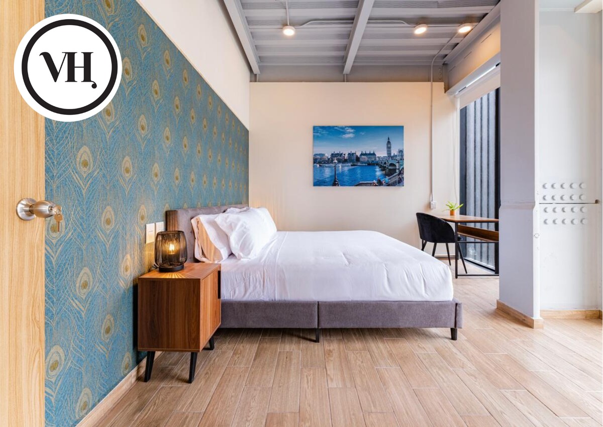 VH Roma Nte | Balcony + Rooftop | 162 — 3 bedroom vacation rental in Mexico City