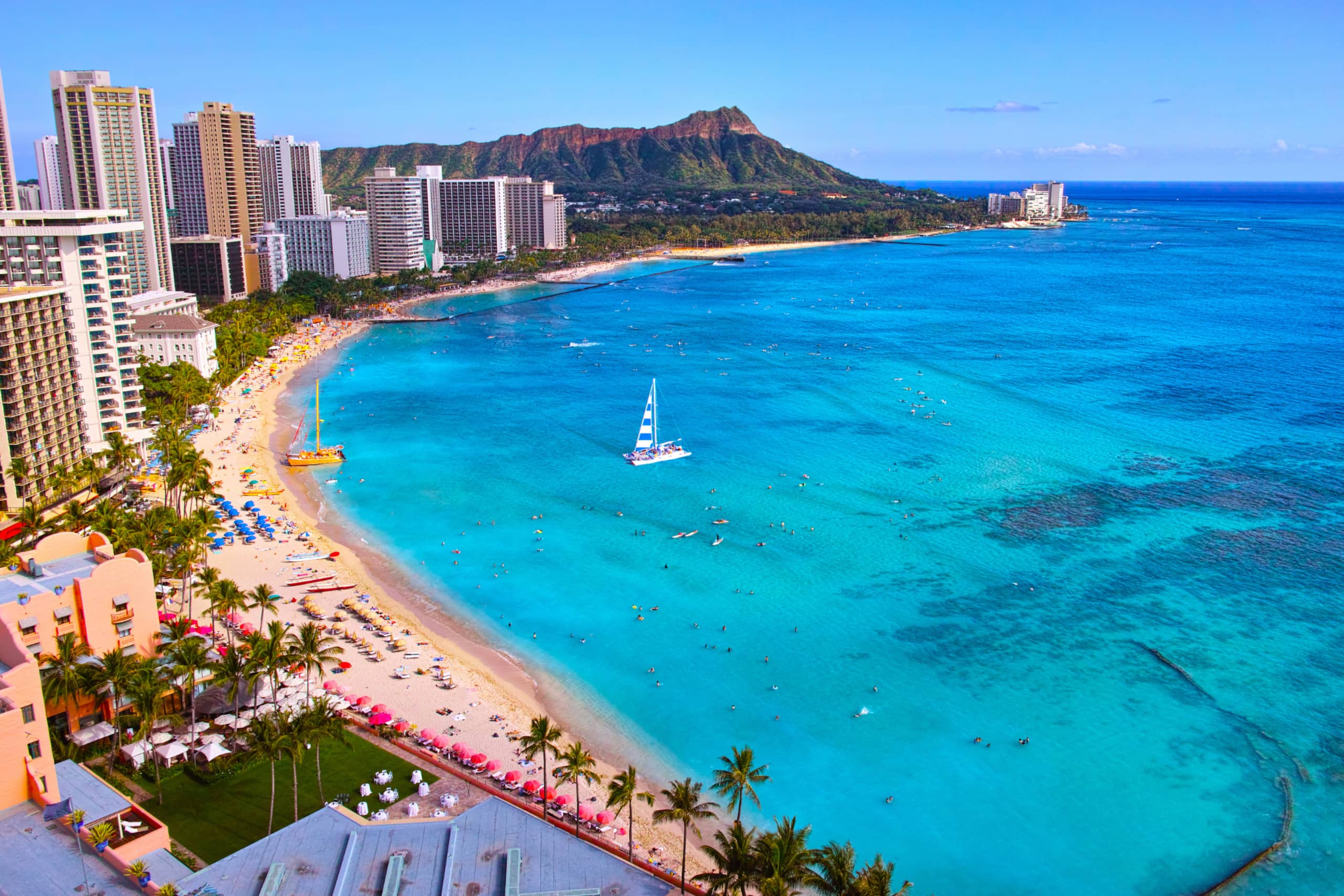 Waikiki Banyan 29th floor - pool & hot tub - Image 73