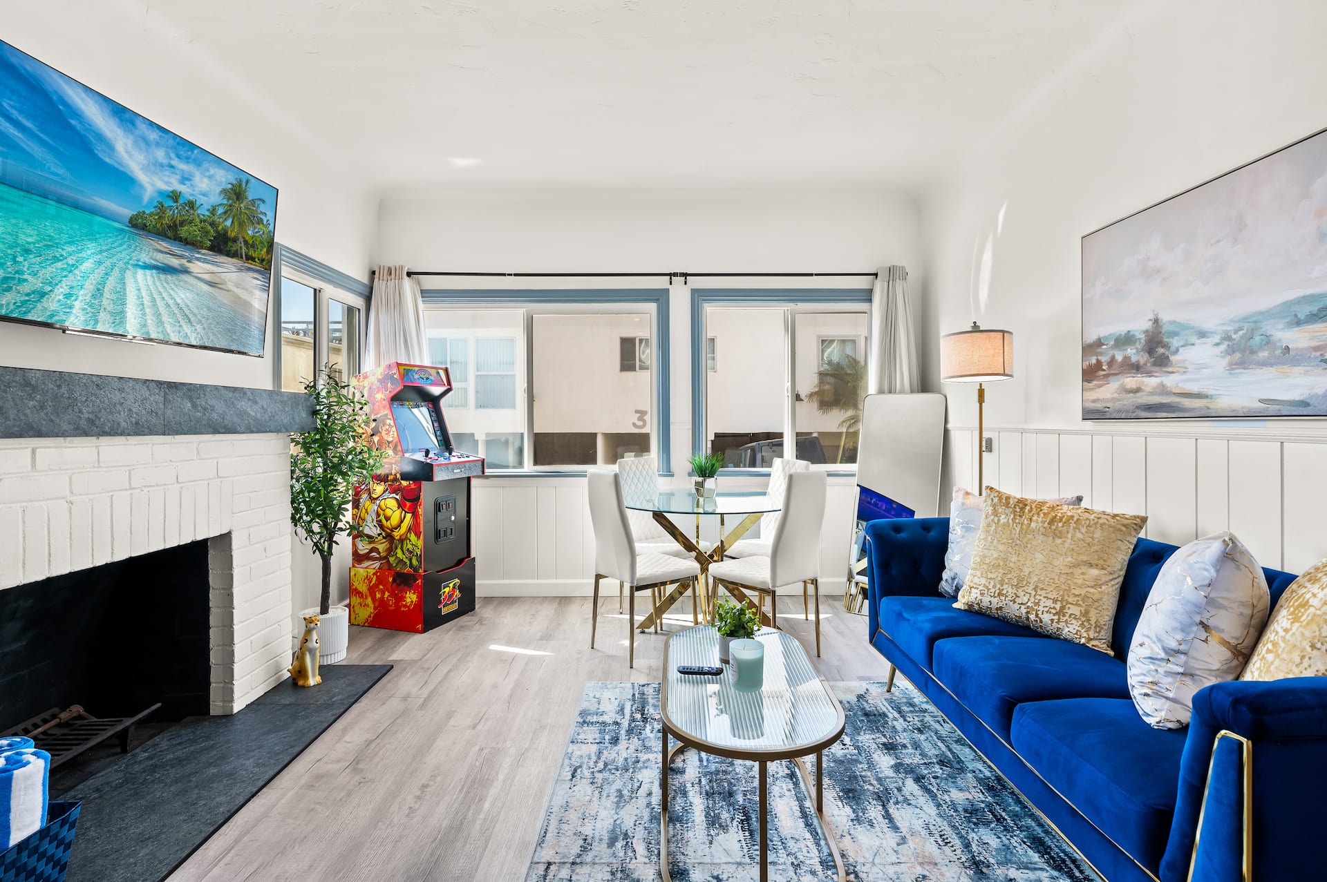 2BR Coastal Haven | Minutes to the Beach + Arcade
