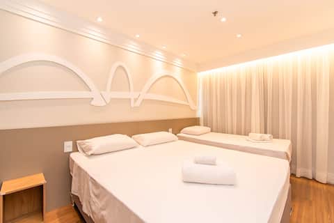 2-bedroom apartment with balcony ideal for families