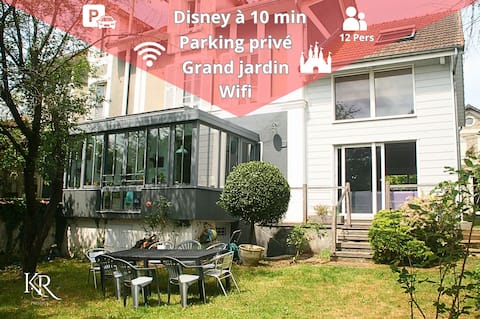 Cozy house for 12 people. – Garden, BBQ & Private Parking