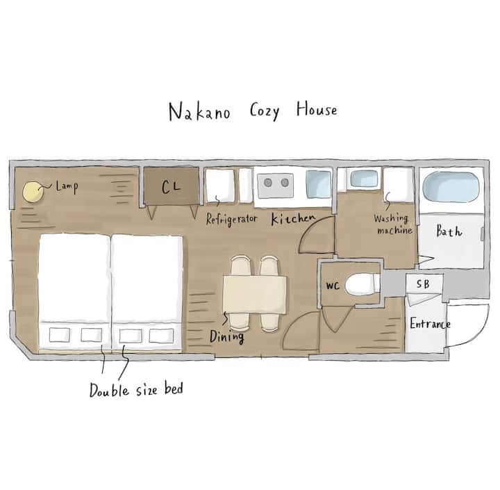 Family Friendly/2024 Apt/shinjuku 9 Min/pickup - Tokyo
