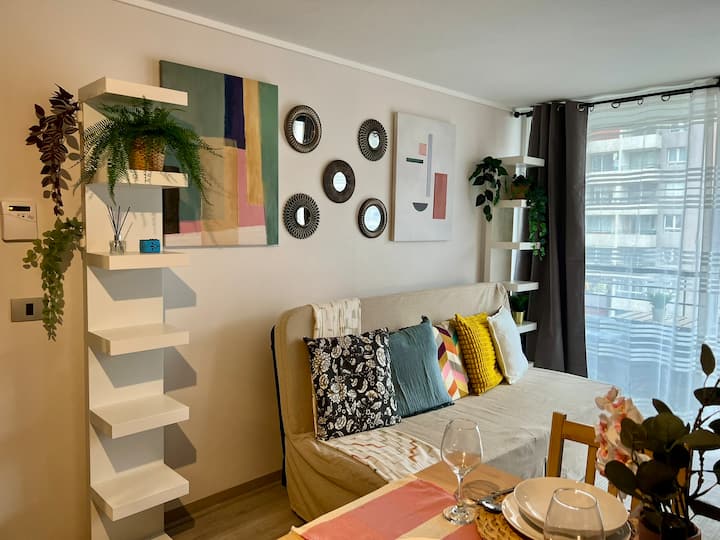 Santa Lucia Wifi+ac+paid Parking+kitchen+washer - Santiago, Chile