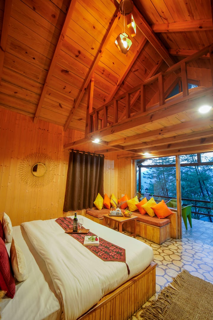 Woodstock 2 Cottages - Wifi + Parking + Bonfire - Nainital