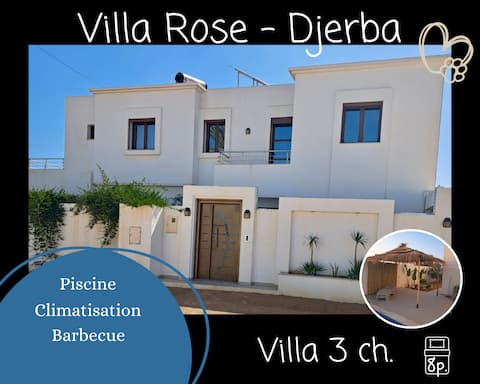 Pink Villa "Pool, Air conditioning, 3 bedrooms"