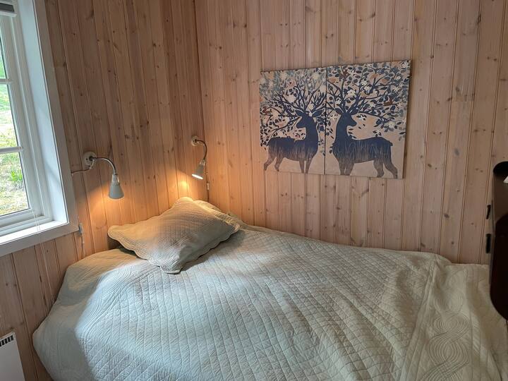 Një nga dy dhomat e gjumit në katin e parë