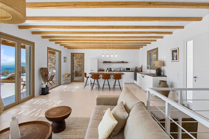 Villa Lazuli – Sea view – Golden Beach, Paros gallery image 3