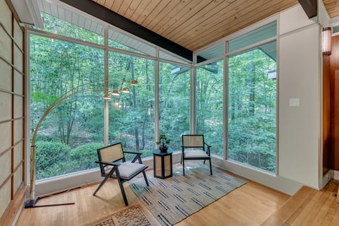 Popular Airbnb listing: Chic Japanese Inspired MCM Retreat in Chapel Hill