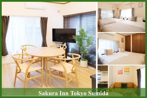 [2BR/1Bath] Pvt. House / Tokyo Skytree 5mins Train