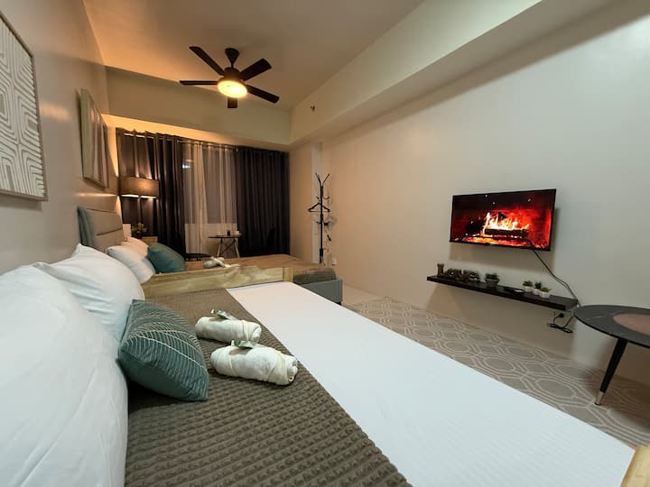Walk To Sm Baguio & Session Studio Condo W/netflix - 碧瑤市
