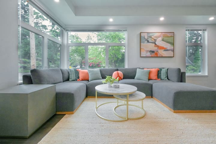 Central Modern Home w/ Parking