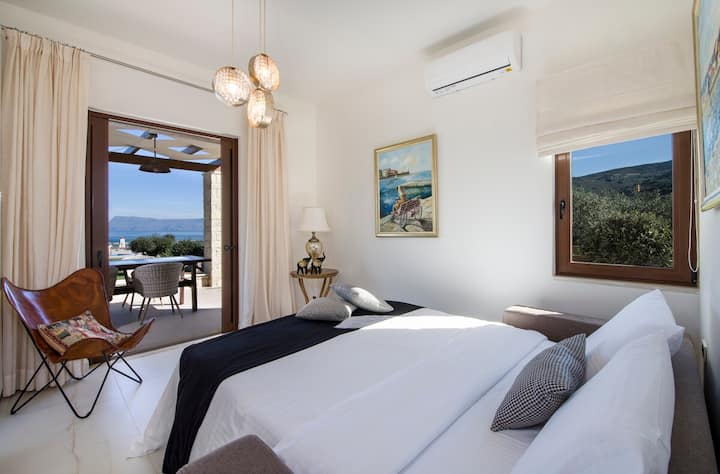 Ground Floor: Bedroom 4 with sofa bed and direct access to the veranda