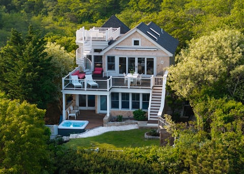 Beach Family Home, Hot Tub & Ocean Views Cape Cod