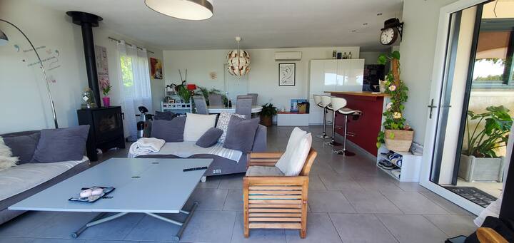 Villa 6 P 3 Chambres Distincte Et Piscine Privée - Les Vans